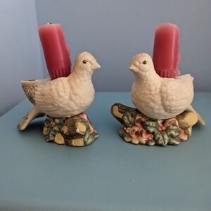 Dove Candle Holders